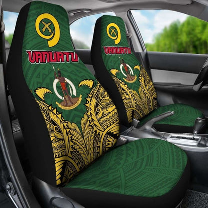 Vanuatu Car Seat Covers - Vanuatu Flag Coat Of Arms Premium - Amazing 1 105905 - YourCarButBetter