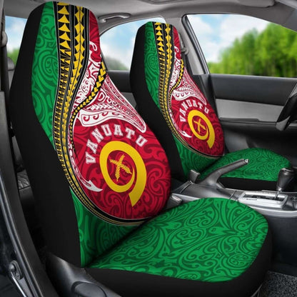 Vanuatu Polynesian Car Seat Covers Vanuatu Manta Polynesian Amazing 105905 - YourCarButBetter