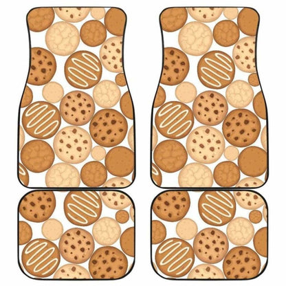 Various Cookie Pattern Front And Back Car Mats 103406 - YourCarButBetter