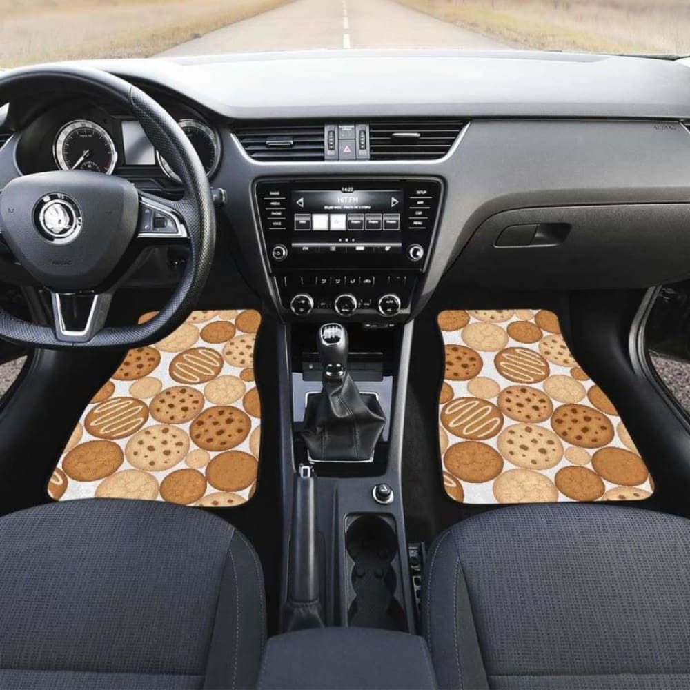 Various Cookie Pattern Front And Back Car Mats 103406 - YourCarButBetter