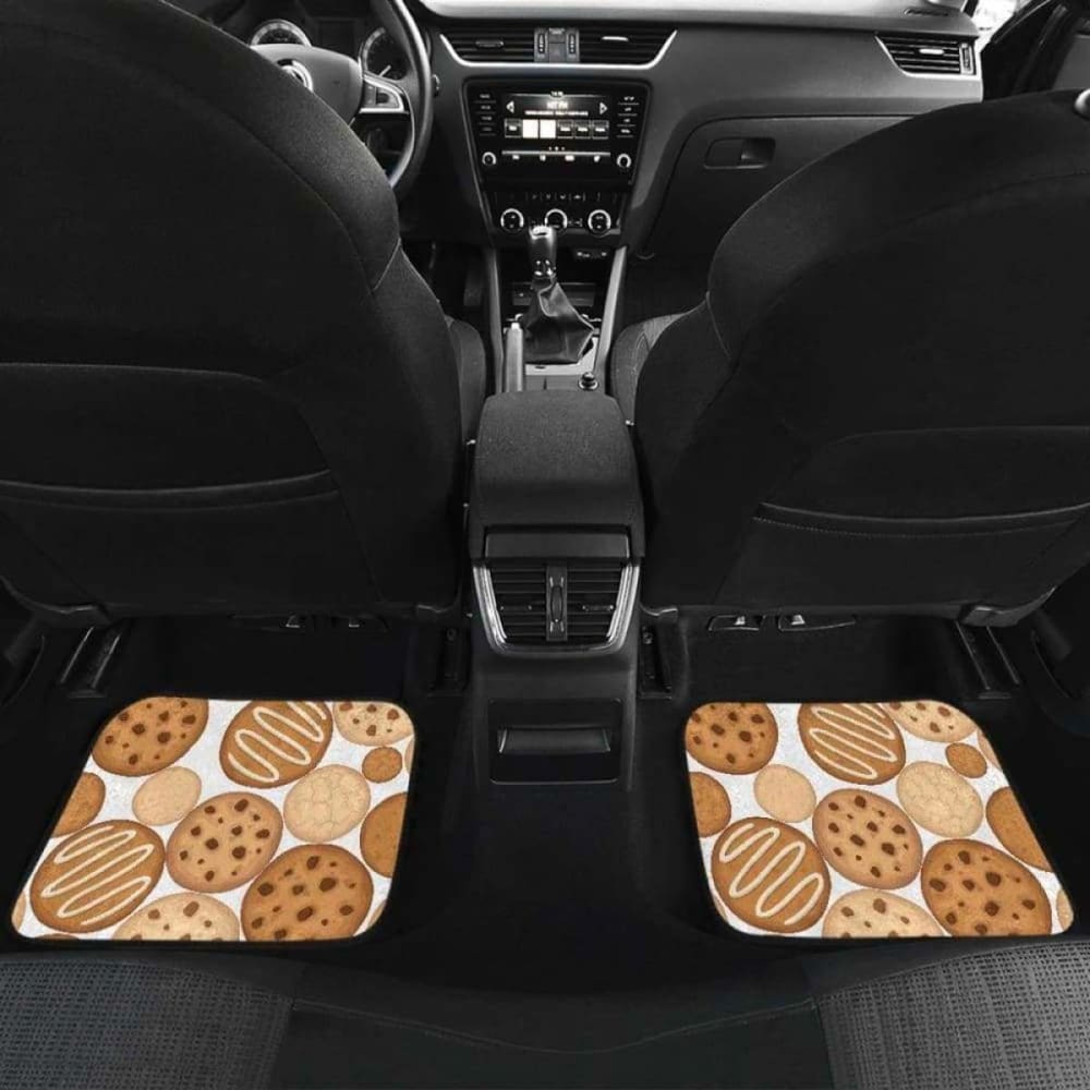Various Cookie Pattern Front And Back Car Mats 103406 - YourCarButBetter