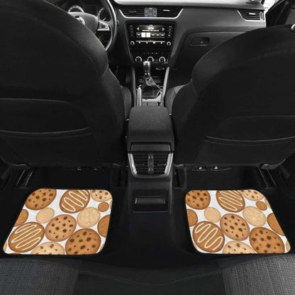 Various Cookie Pattern Front And Back Car Mats 103406 - YourCarButBetter