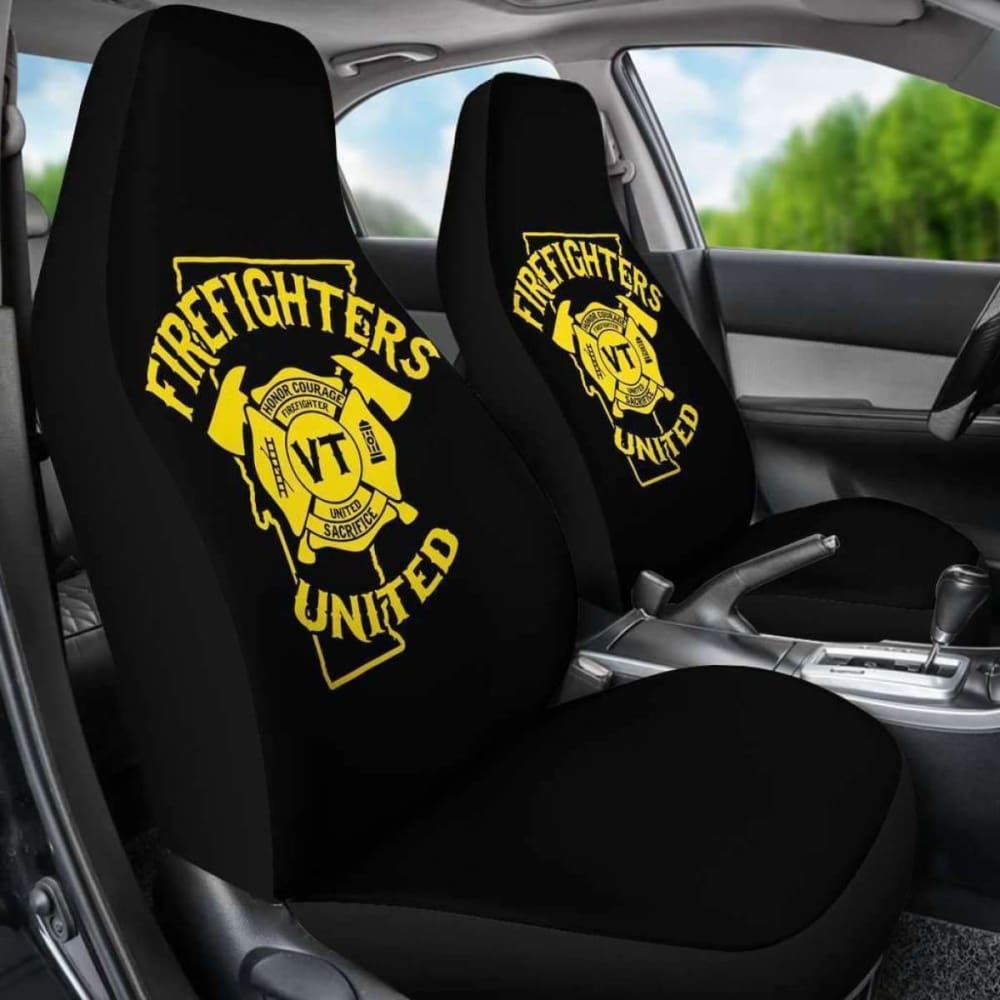 Vermont Firefighters United Car Seat Covers Amazing Gift 101211