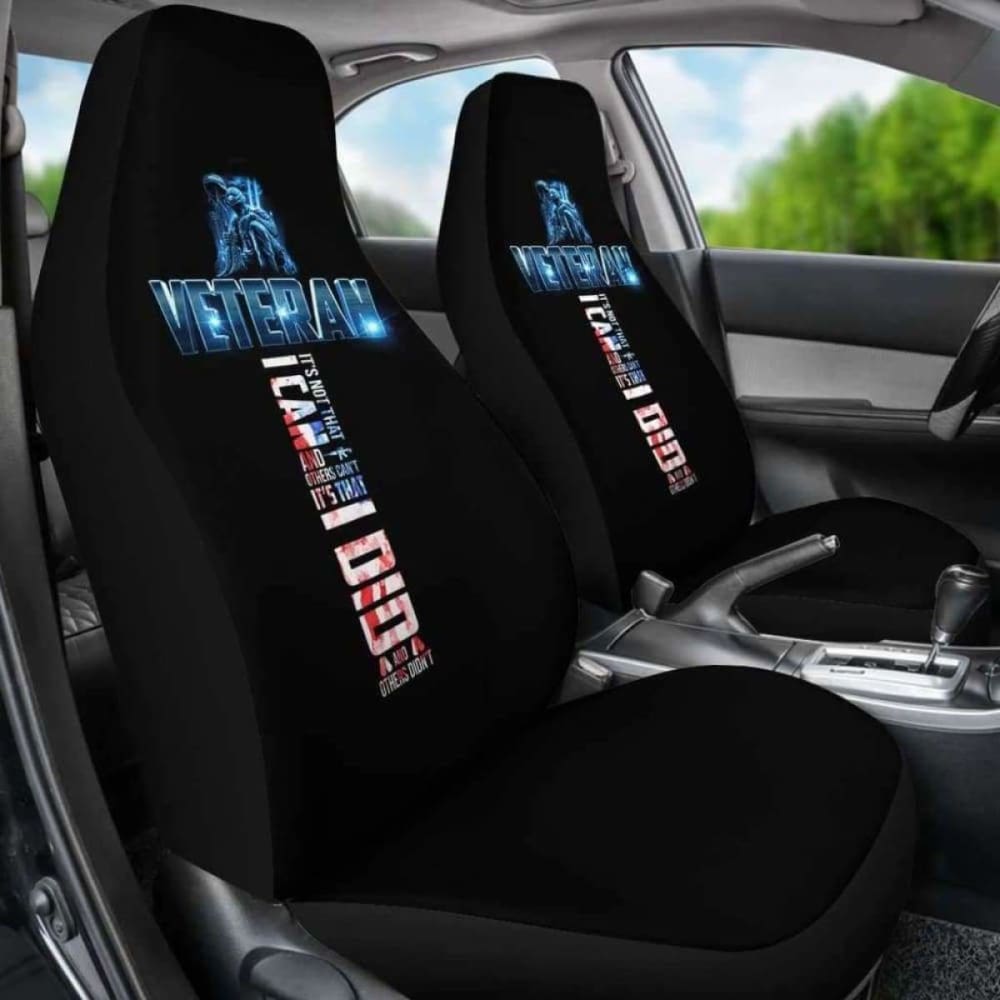 Veteran Military Cross Car Seat Covers 160905