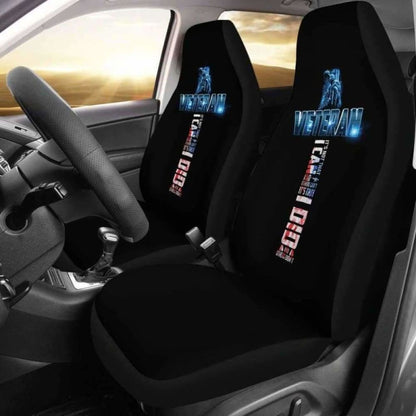 Veteran Military Cross Car Seat Covers 160905