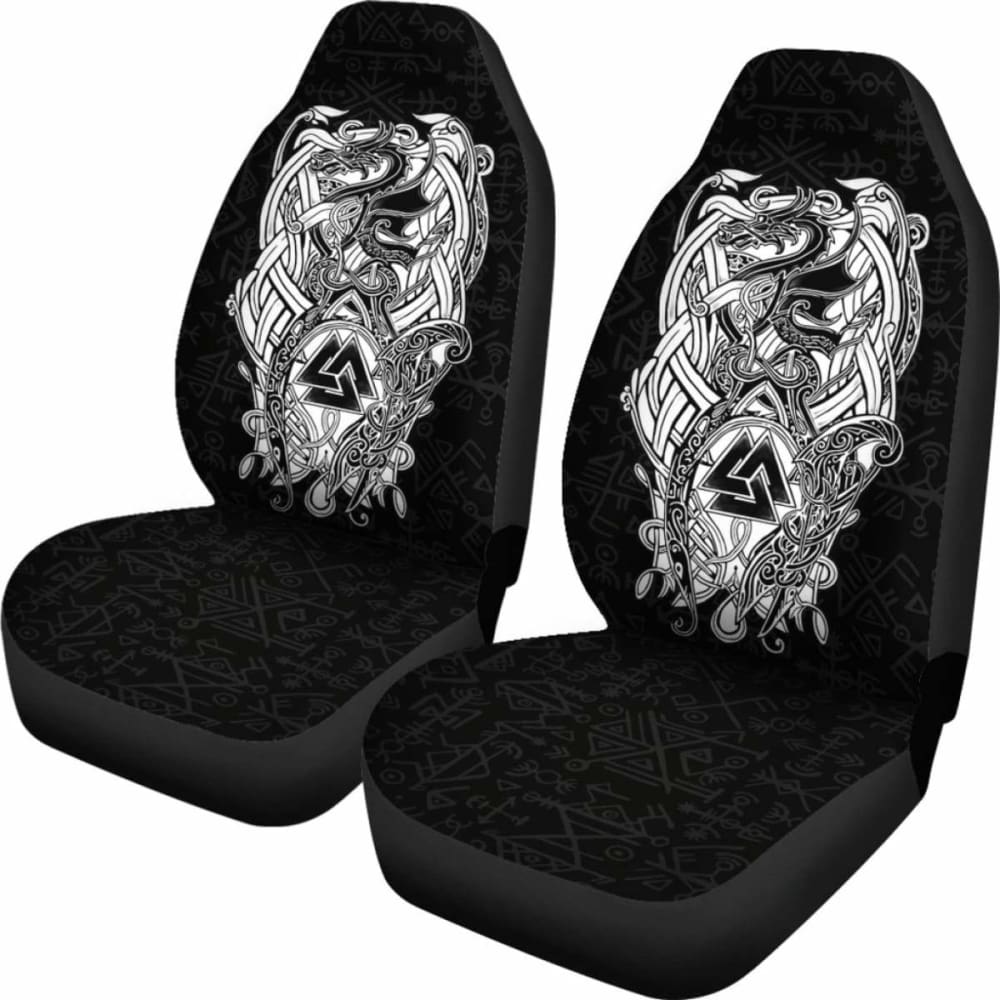 Viking Car Seat Cover Valknut 105905 - YourCarButBetter