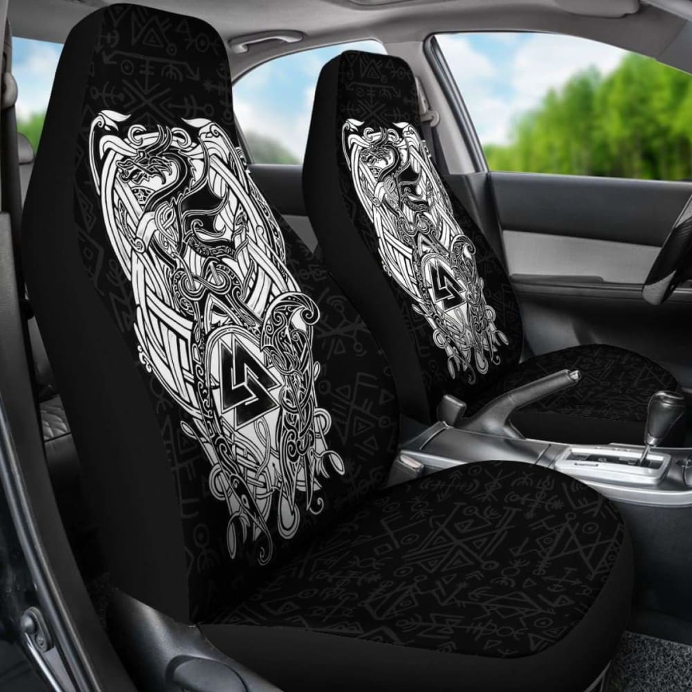 Viking Car Seat Cover Valknut 105905 - YourCarButBetter