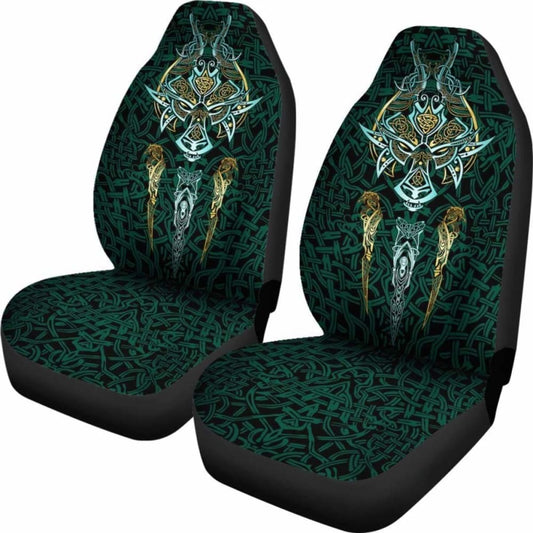 Viking Car Seat Covers Fenrir The Vikings Wolves Amazing 105905 - YourCarButBetter