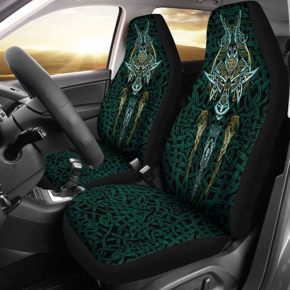 Viking Car Seat Covers Fenrir The Vikings Wolves Amazing 105905 - YourCarButBetter