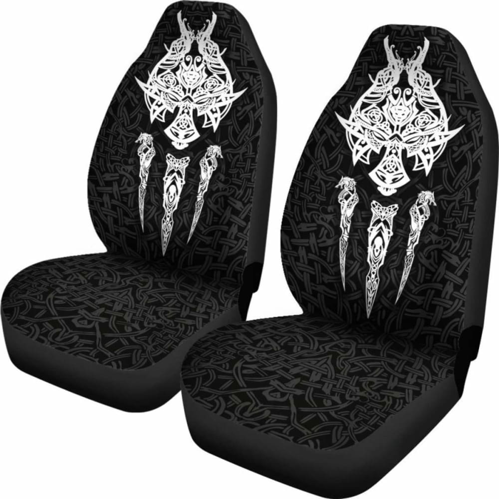 Viking Car Seat Covers Fenrir The Vikings Wolves Amazing 105905 - YourCarButBetter