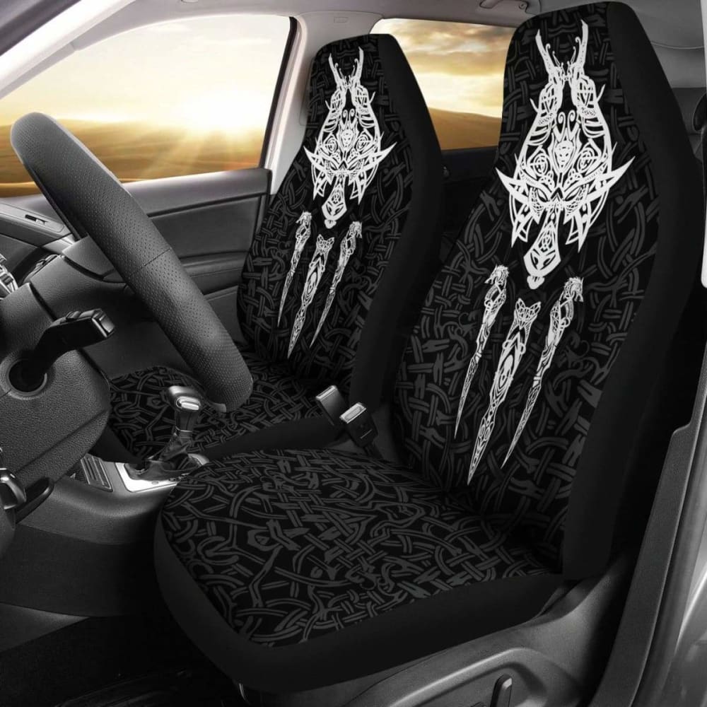 Viking Car Seat Covers Fenrir The Vikings Wolves Amazing 105905 - YourCarButBetter