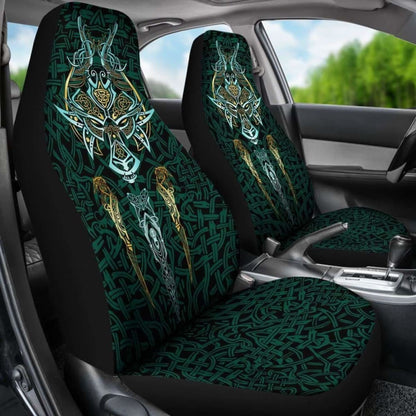 Viking Car Seat Covers Fenrir The Vikings Wolves Amazing 105905 - YourCarButBetter
