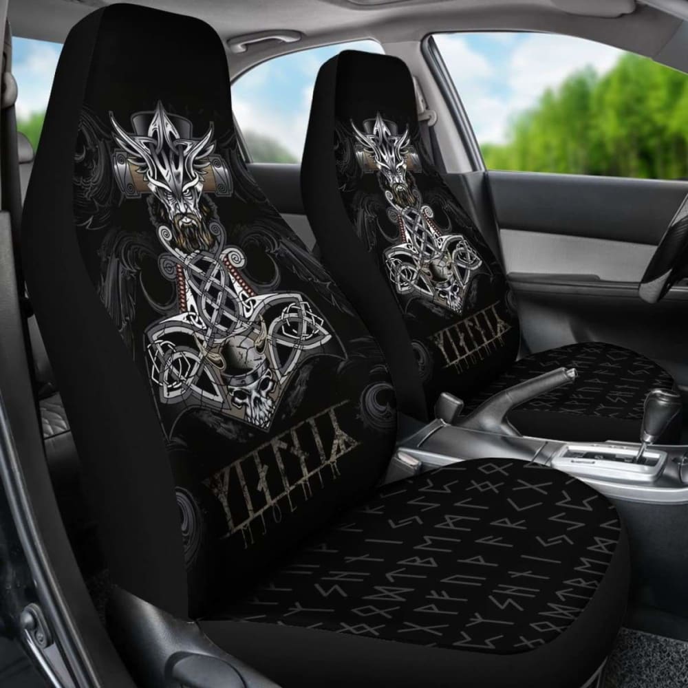 Viking Car Seat Covers Mjolnir 110424 - YourCarButBetter