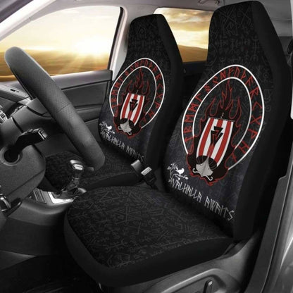 Viking Drakkar Longship Valknut Car Seat Covers 144909