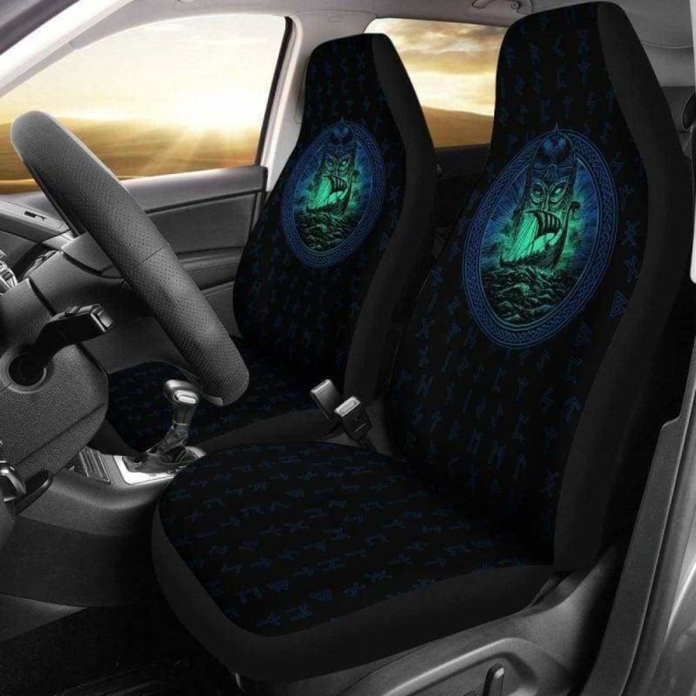 Viking Drakkar Longship Warrior Car Seat Covers 144909