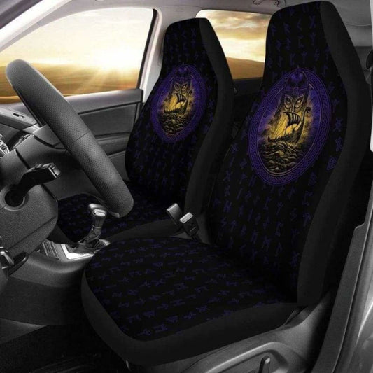 Viking Drakkar Longship Warrior Car Seat Covers 144909
