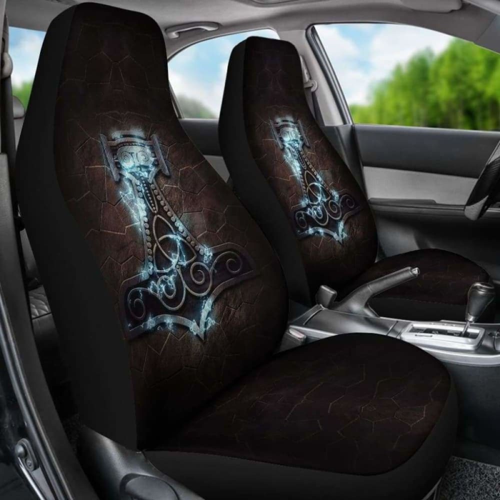 Viking God Of Thunder Car Seat Covers 105905 - YourCarButBetter