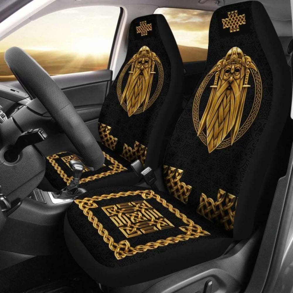 Viking Golden God Odin Car Seat Covers 144909