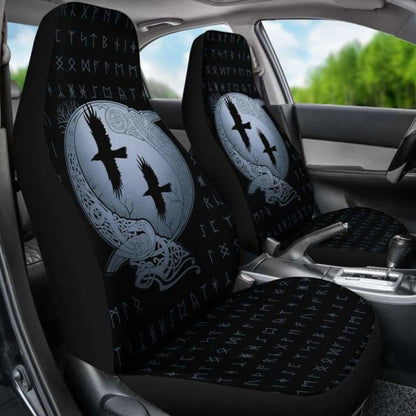 Viking Huginn And Muninn Car Seat Covers 105905 - YourCarButBetter