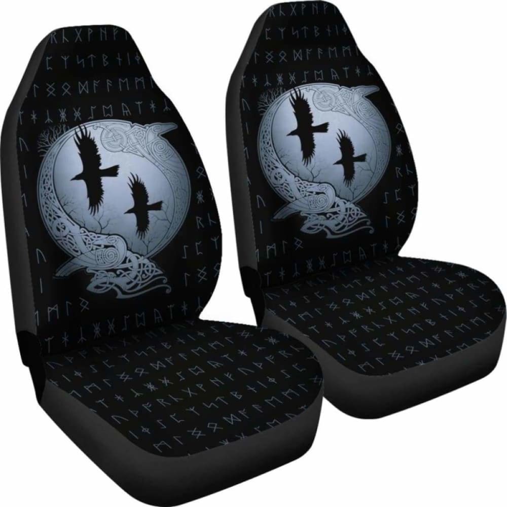 Viking Huginn And Muninn Car Seat Covers 105905 - YourCarButBetter