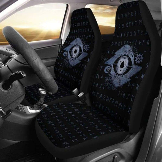Viking Huginn And Muninn Car Seat Covers 105905 - YourCarButBetter