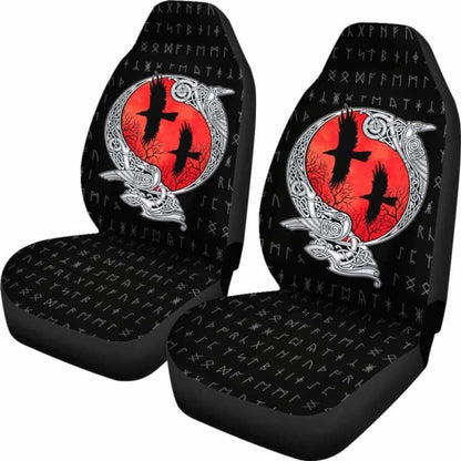 Viking Huginn And Muninn Car Seat Covers 105905 - YourCarButBetter