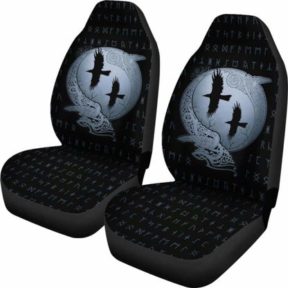Viking Huginn And Muninn Car Seat Covers 105905 - YourCarButBetter