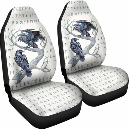 Viking Huginn And Muninn Car Seat Covers 105905 - YourCarButBetter