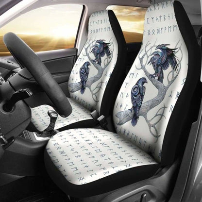 Viking Huginn And Muninn Car Seat Covers 105905 - YourCarButBetter