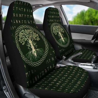 Viking Life Tree Car Seat Covers 110424 - YourCarButBetter