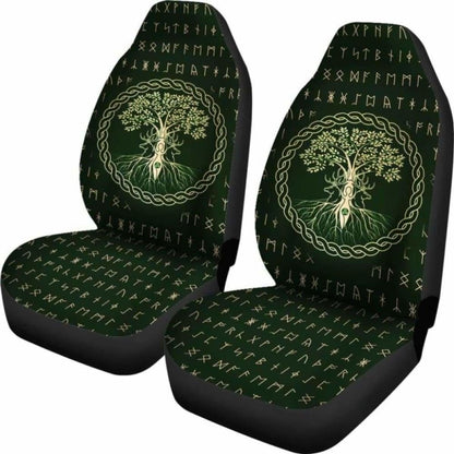 Viking Life Tree Car Seat Covers 110424 - YourCarButBetter