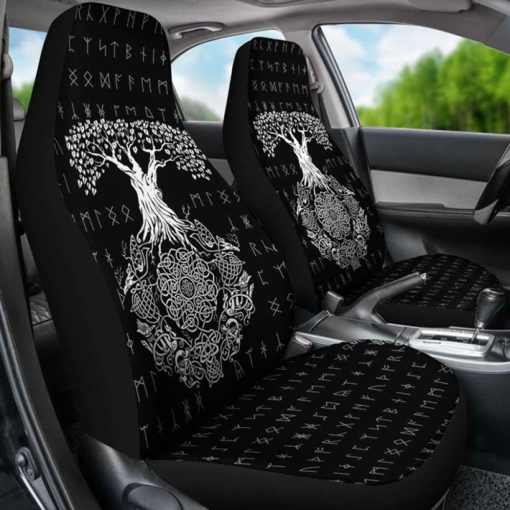 Viking Life Tree Car Seat Covers 110424 - YourCarButBetter