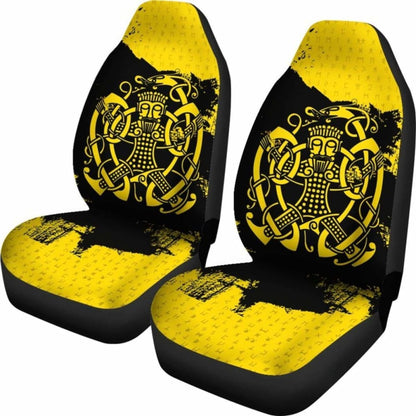 Viking Norse God Loki Knotwork Bound Car Seat Covers 105905 - YourCarButBetter