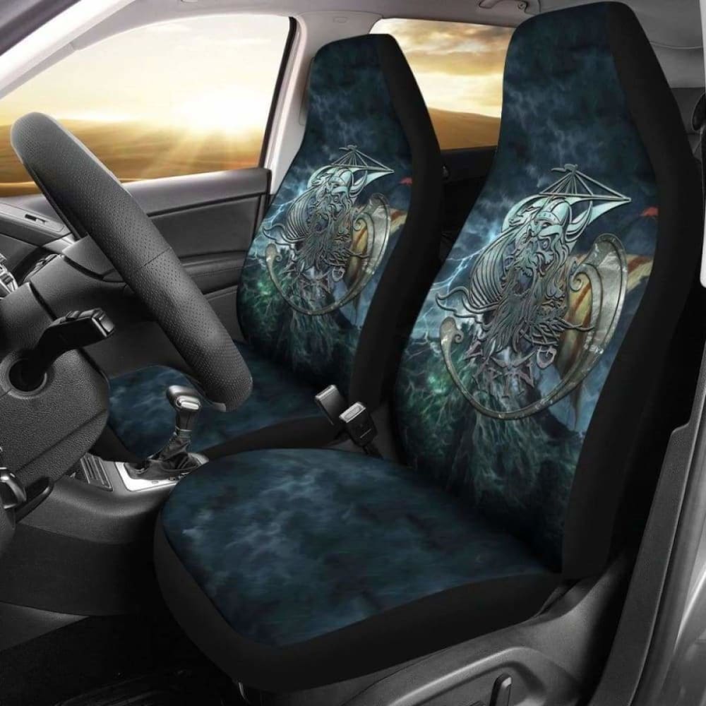 Viking Odin Drakkar Longship Car Seat Covers 144909