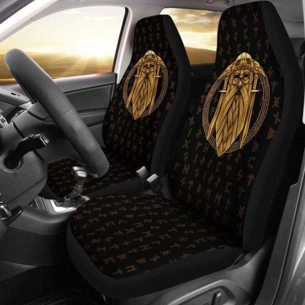 Viking Odin God Of War Rune Car Seat Covers 144909