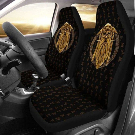 Viking Odin God Of War Rune Car Seat Covers 144909