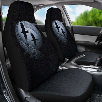 Viking Odin’S Eye Ravens Hugin And Munin Car Seat Covers 144909