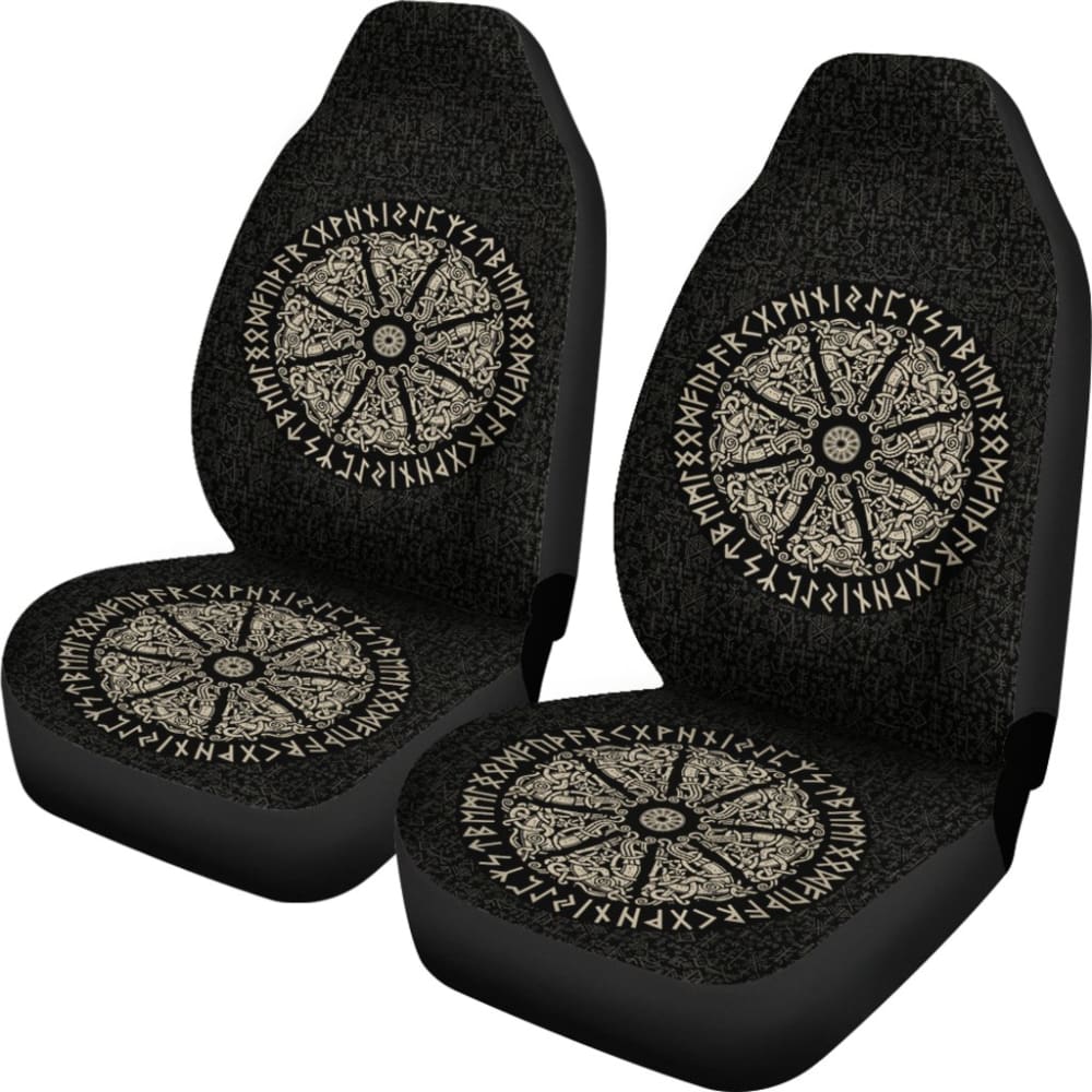 Viking Symbol Car Seat Covers 093223 - YourCarButBetter