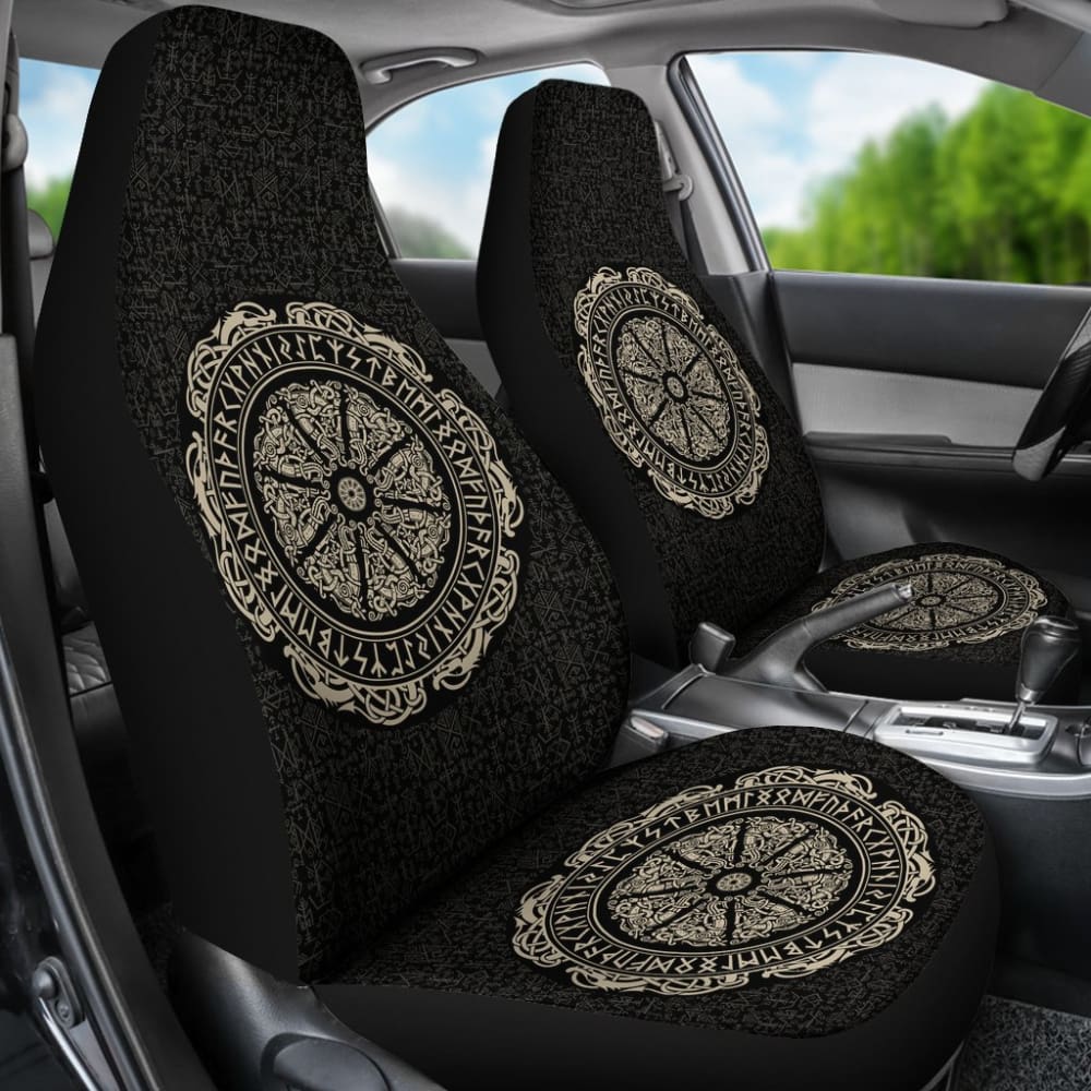 Viking Symbol Car Seat Covers 093223 - YourCarButBetter