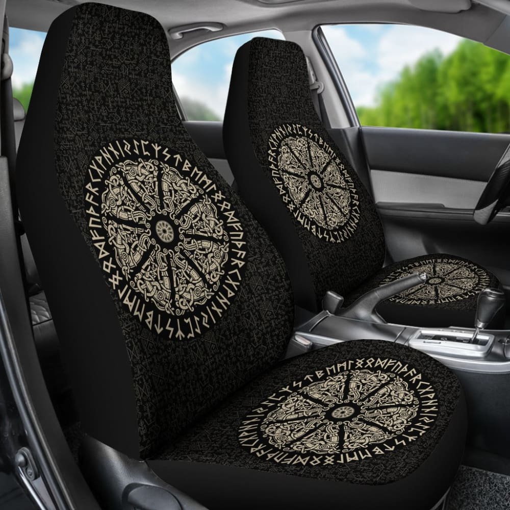 Viking Symbol Car Seat Covers 093223 - YourCarButBetter