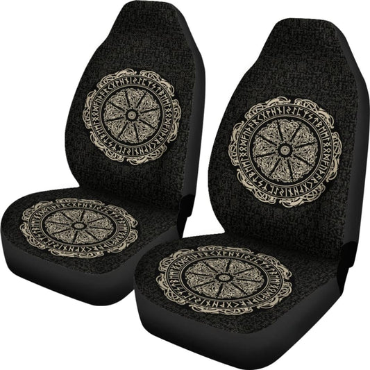 Viking Symbol Car Seat Covers 093223 - YourCarButBetter