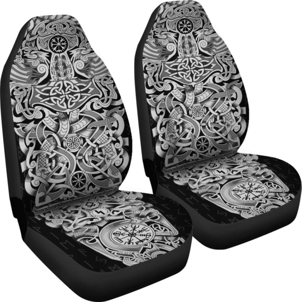 Viking Tattoo Sleeve Car Seat Covers Amazing 105905 - YourCarButBetter