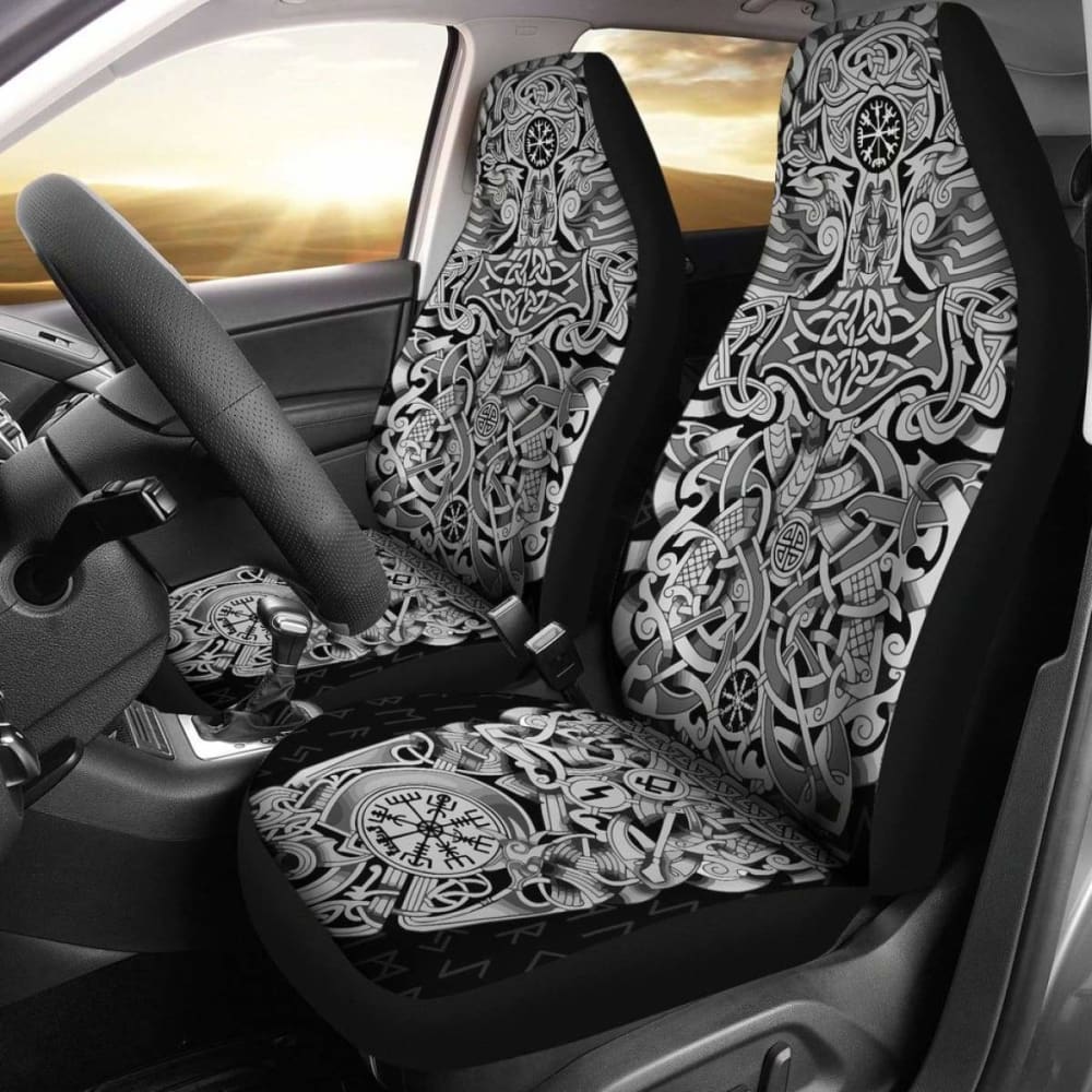 Viking Tattoo Sleeve Car Seat Covers Amazing 105905 - YourCarButBetter
