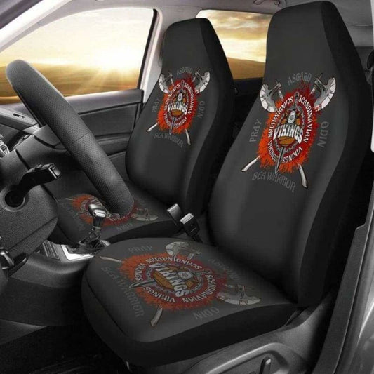 Viking The Norse God Sea Warrior Car Seat Covers 144909