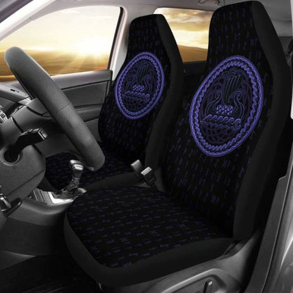 Viking Tree Of Life Drakkar Longship Car Seat Covers 110424 - YourCarButBetter