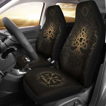 Viking Tree Of Life Vegvisir Car Seat Covers 144909