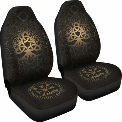 Viking Tree Of Life Vegvisir Car Seat Covers 144909