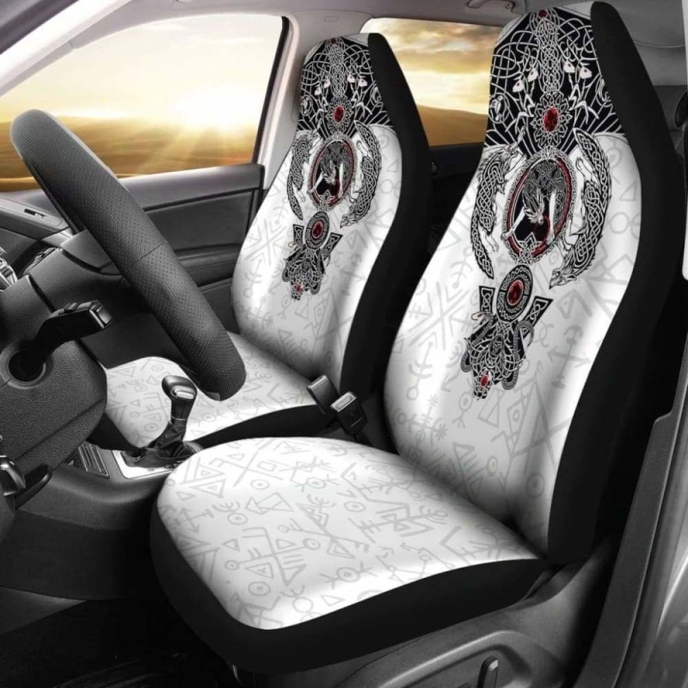 Viking Tyr’S Wolf Fenrir Skoll And Hati Car Seat Covers 144909