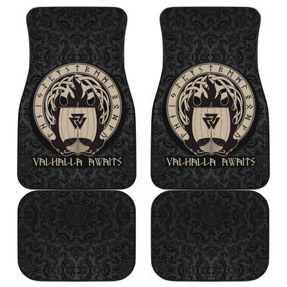 Viking Valhalla Awaits Car Floor Mats 213001 - YourCarButBetter