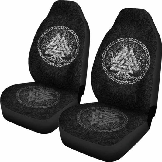 Viking Valknut Tree Of Life Car Seat Covers 144909